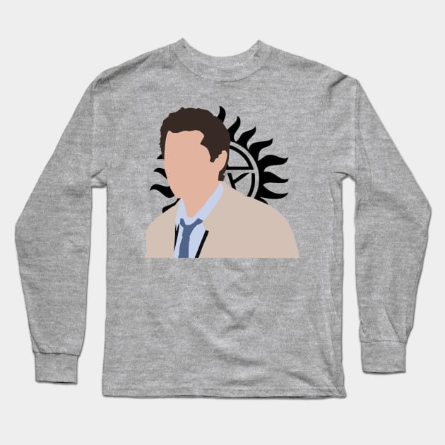 Castiel Long Sleeve T-Shirt by LUCYFERCHRIST